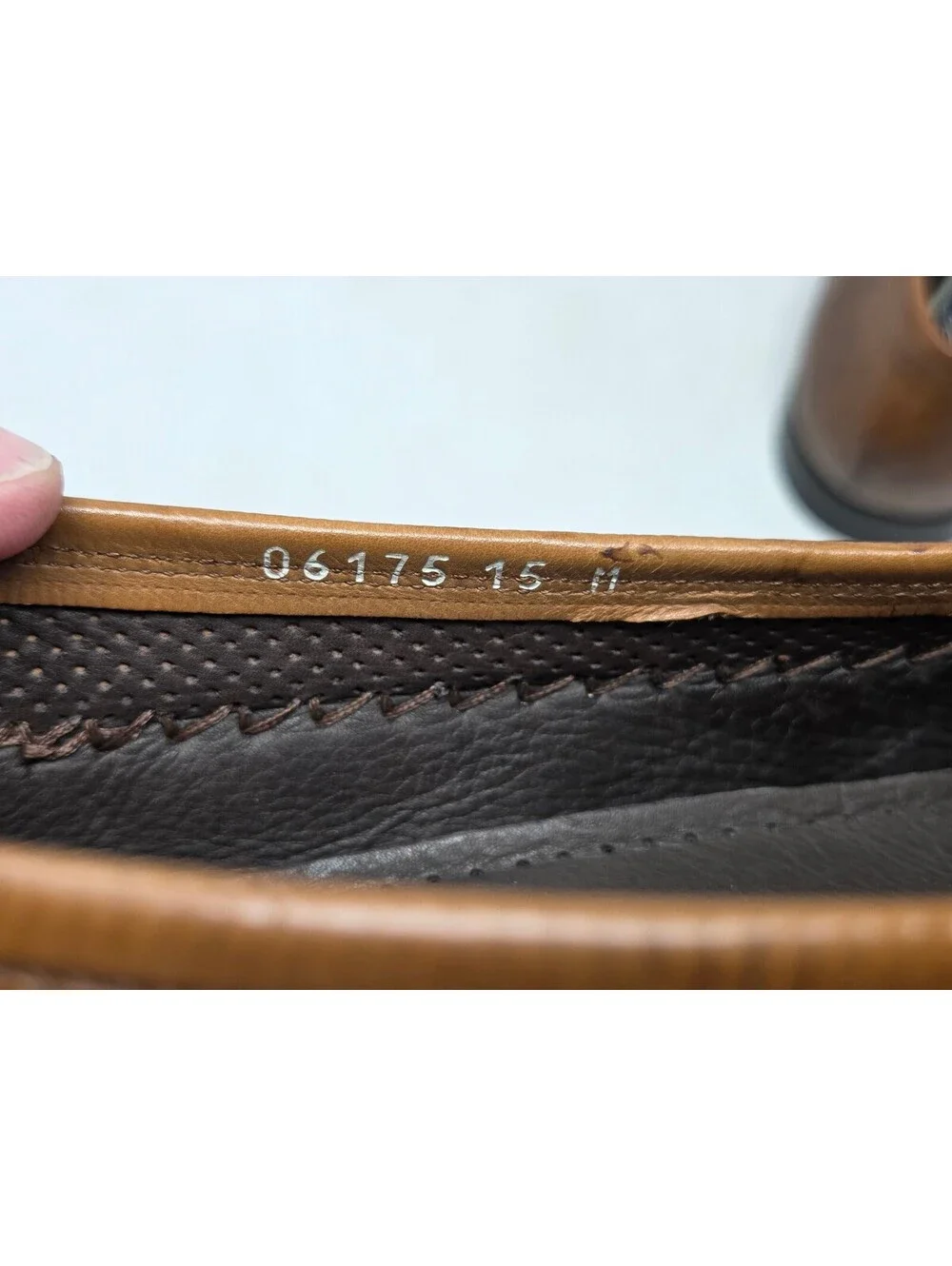 Bragano Men's Brown Leather Woven Moc Toe Loafers Size 15 M